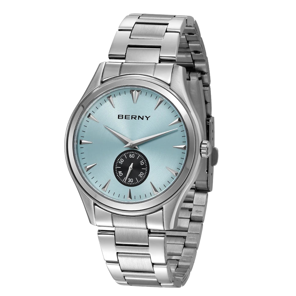 BERNY 2692M Men's Quartz Watch | Stainless Steel | 5ATM Water Resistant