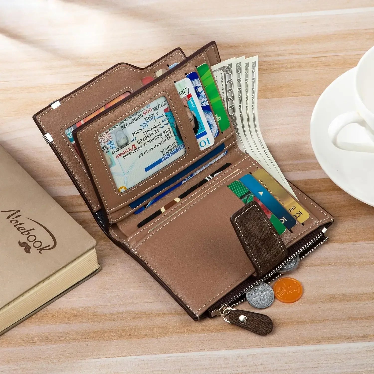Personalised Photo Engraved Wallet for Men | Custom Gift