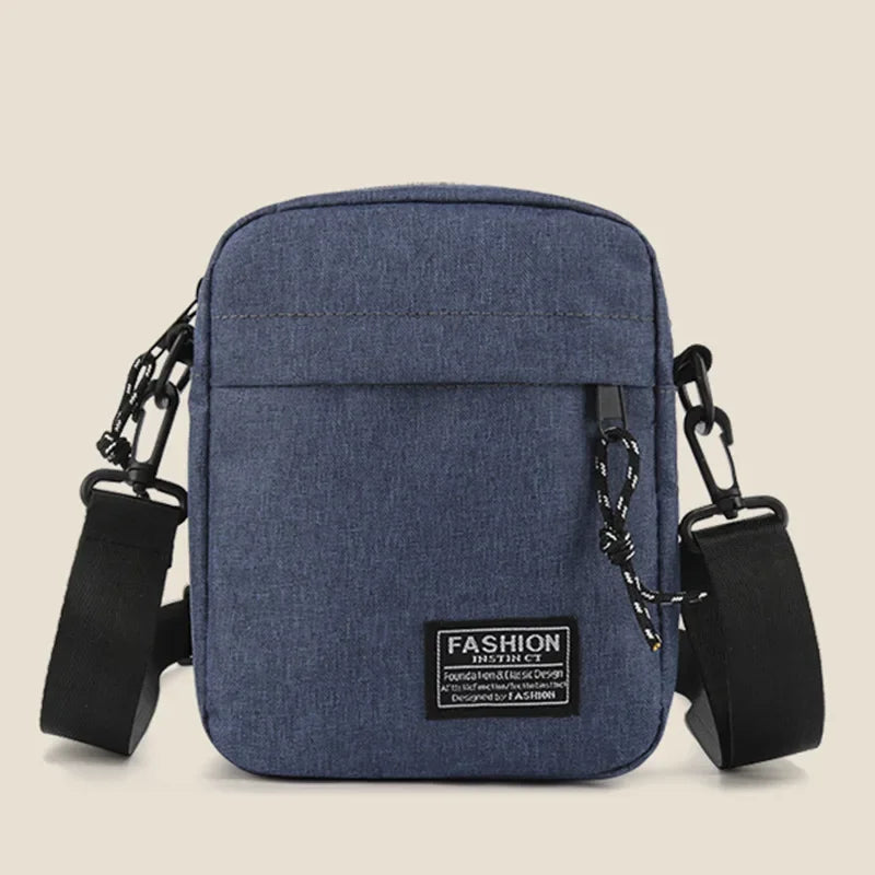Oxford Baguette Crossbody Bag – Compact Unisex Satchel & Shoulder Bag