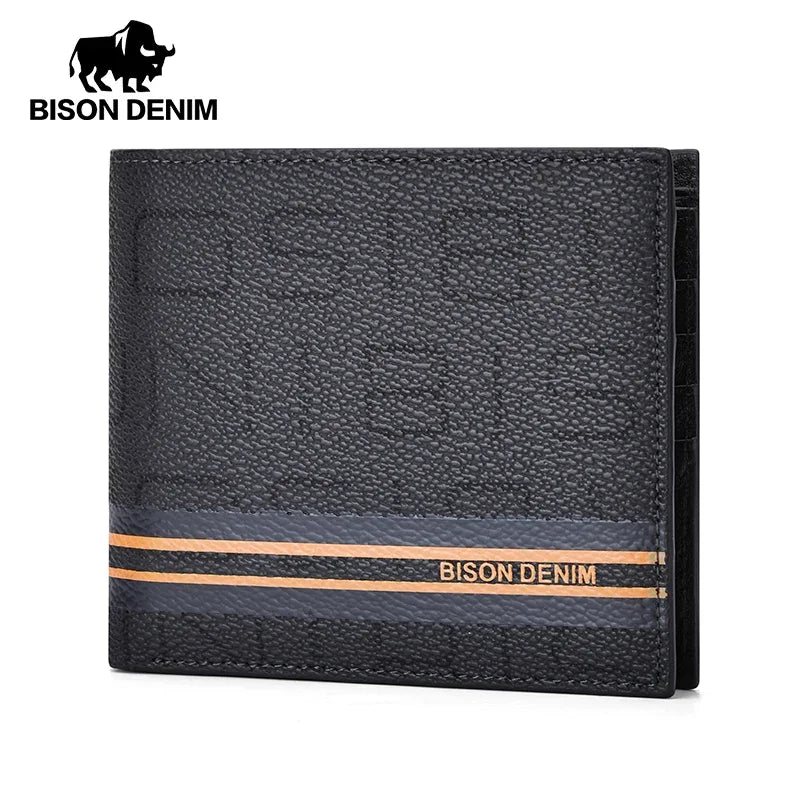 BISON DENIM Short Bifold Wallet