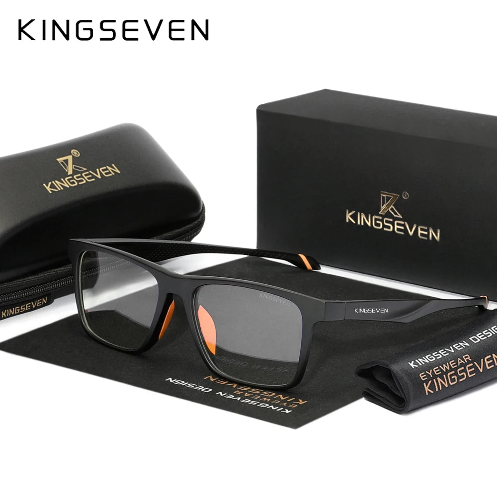KINGSEVEN Casual Blue Light Glasses – Rectangle Frame