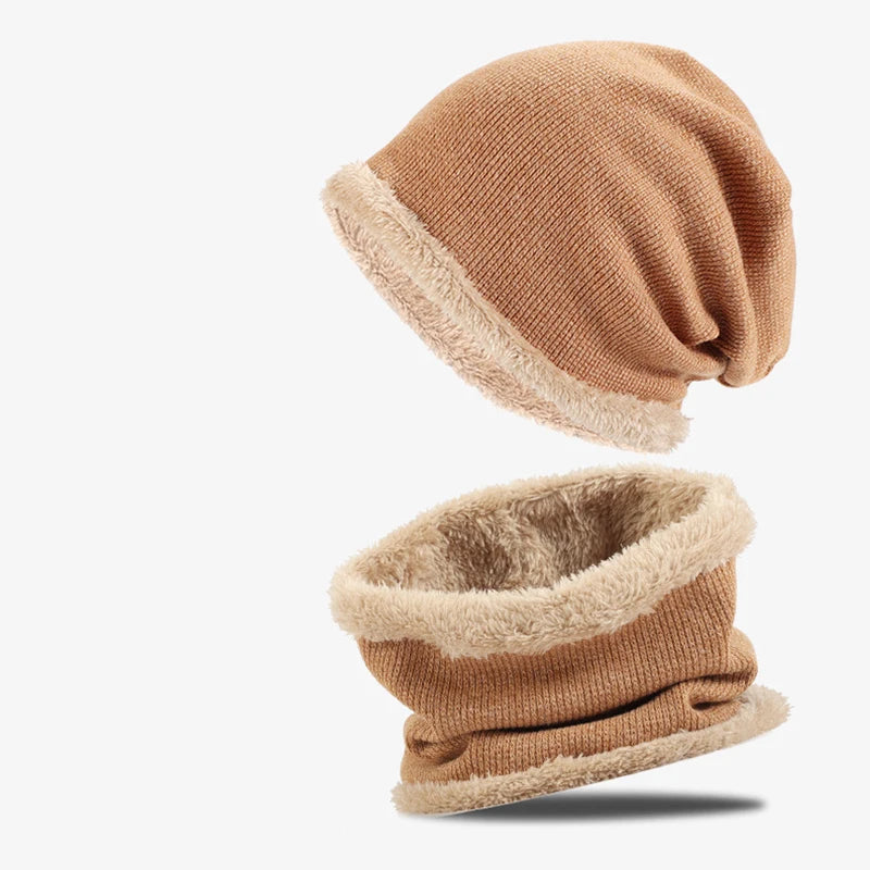 Knit Beanie & Scarf Set – Warm Winter Accessory Set | Unisex