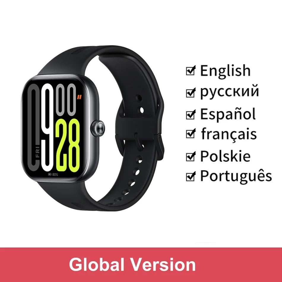 XIAOMI 2026 Global Version Redmi Watch 5 2.07" AMOLED display 150+ sports modes  550mAh Battery Heart Rate Blood Oxygen Monitor