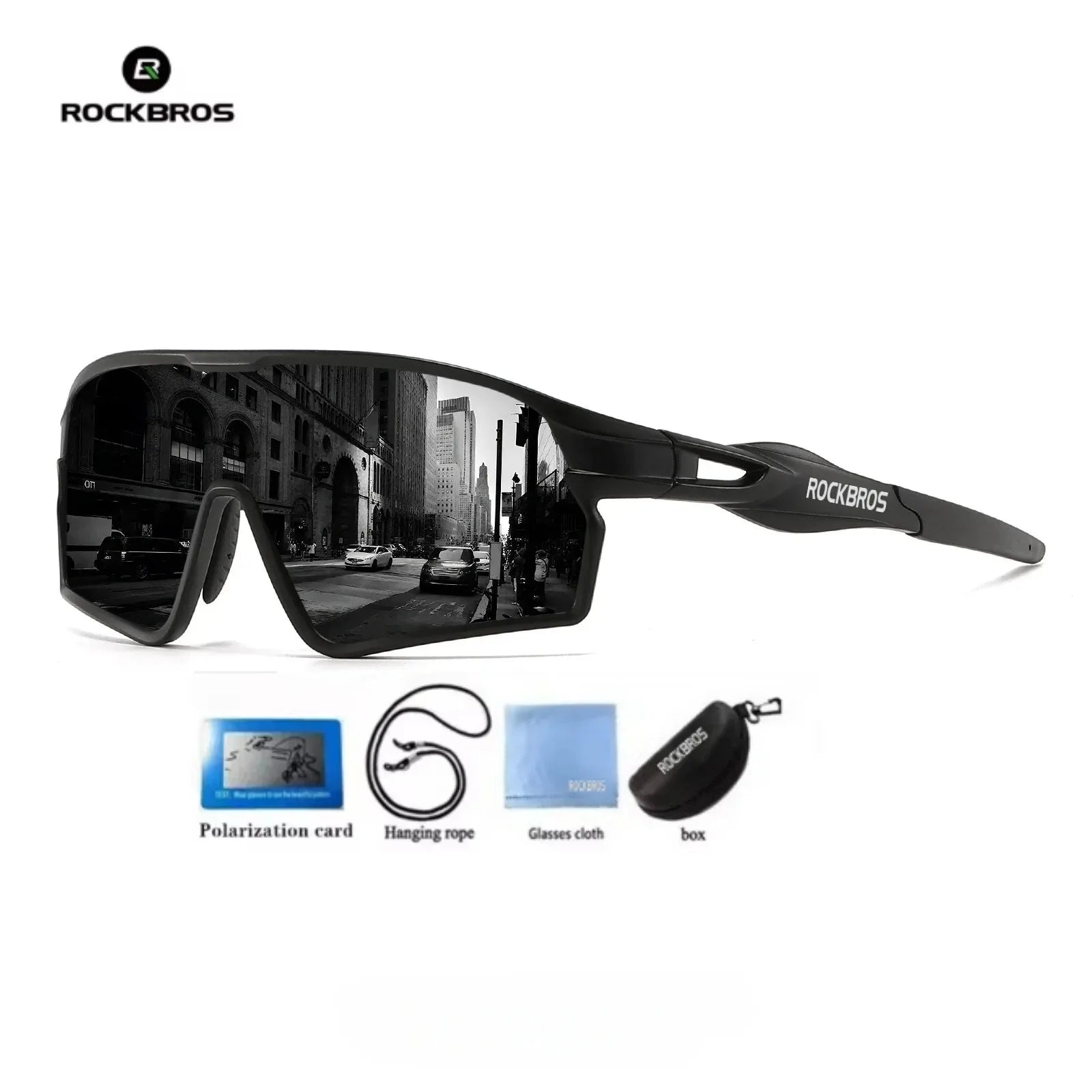 ROCKBROS  Fashion Street Sunglasses for Men Sport Y2K Cycling Glasses MTB Bike Bicycle Camping Golf UV400 Glasses Women Baseball