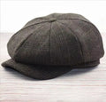 Men's Herringbone Newsboy Cap – Large Fit
