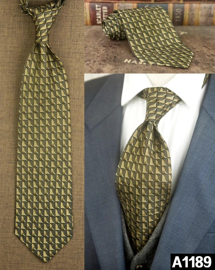 100% Silk Men's Printed Necktie – Vintage & Novelty Collection