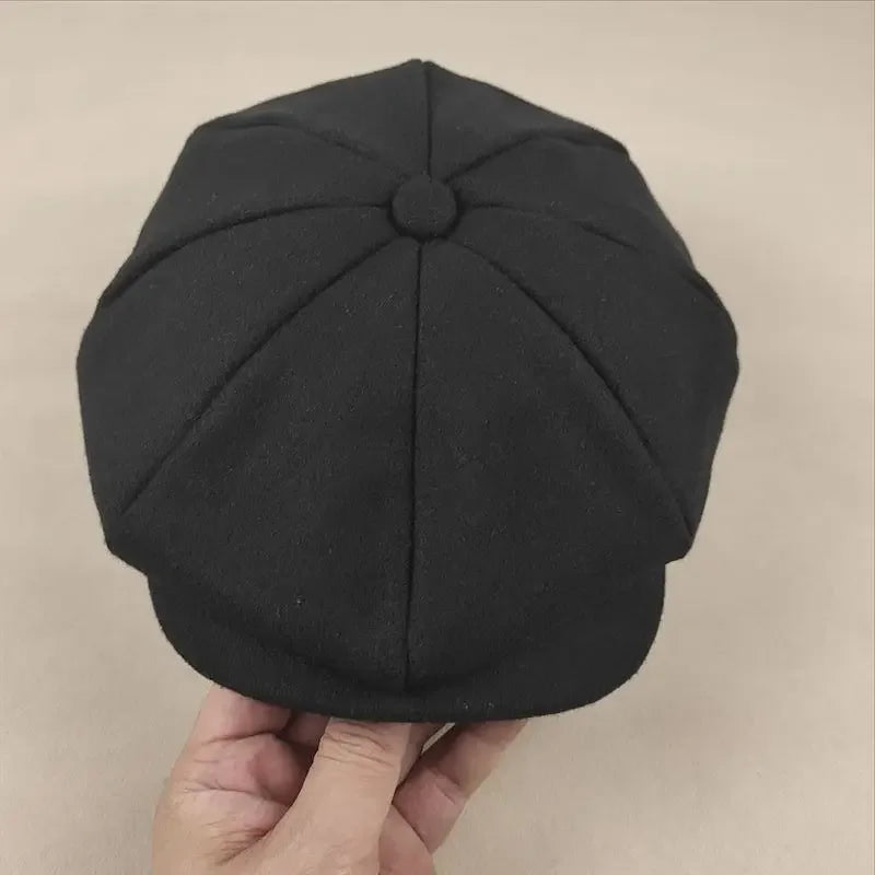 Men's Herringbone Newsboy Cap – Large Fit