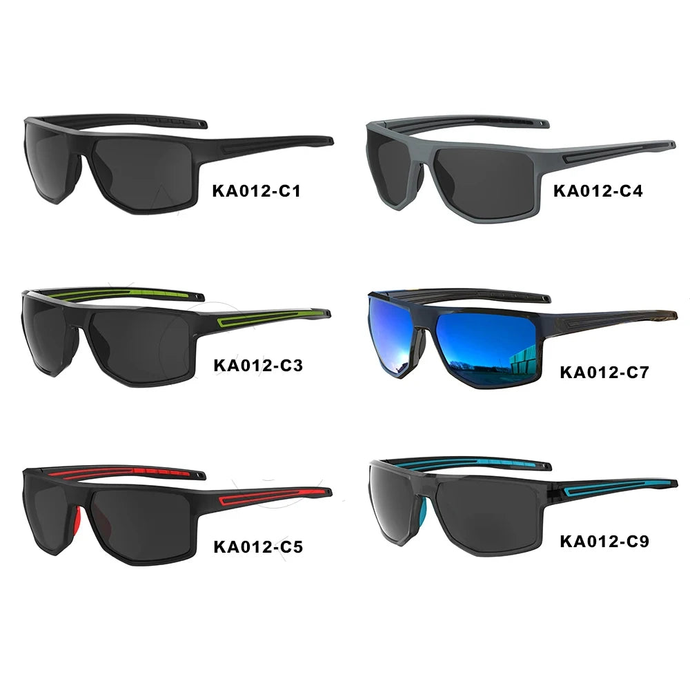 VEITHDIA Sports Protective Sunglasses for Men Women Fishing Running Cycling Golf Driving Polarized UV400 Sun Glasses TR90 FH012
