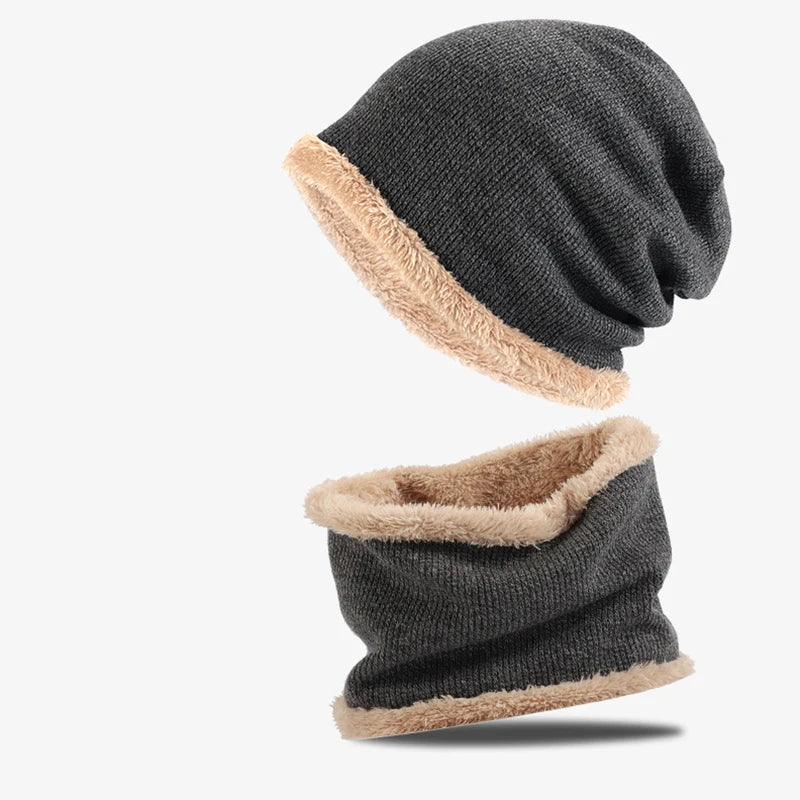 Knit Beanie & Scarf Set – Warm Winter Accessory Set | Unisex