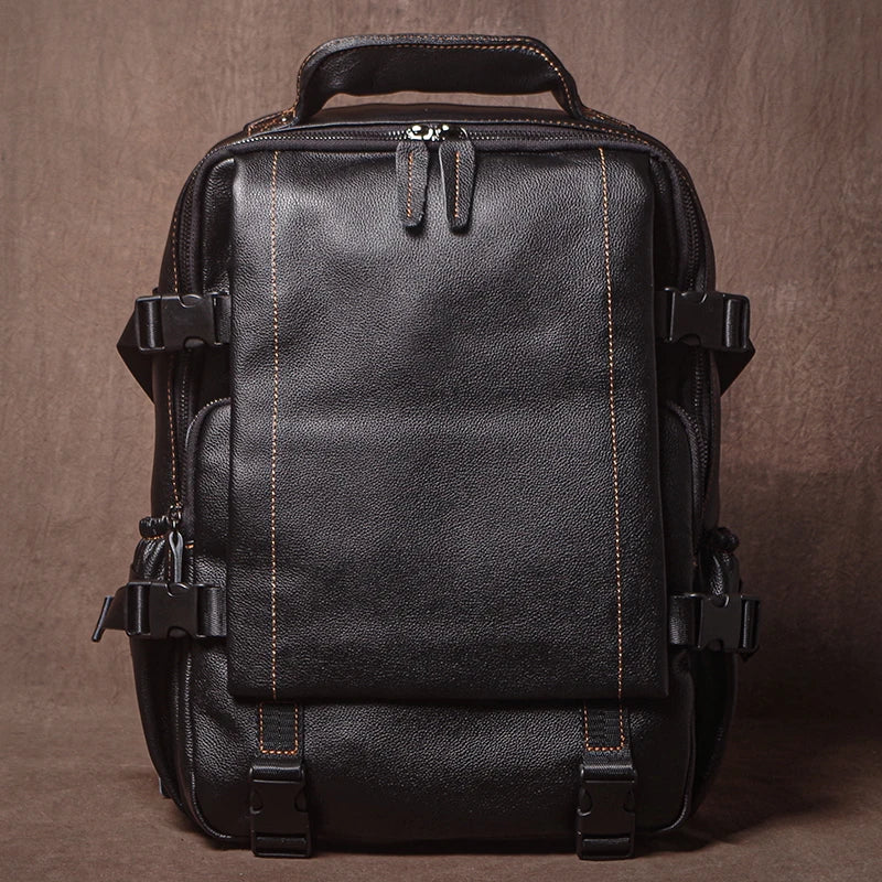 GURO Men's Genuine Leather Backpack