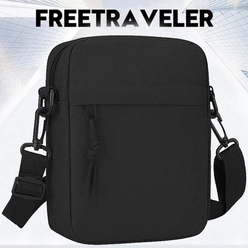 Unisex Lightweight Nylon Mini Crossbody & Phone Bag – Casual Shoulder Tote