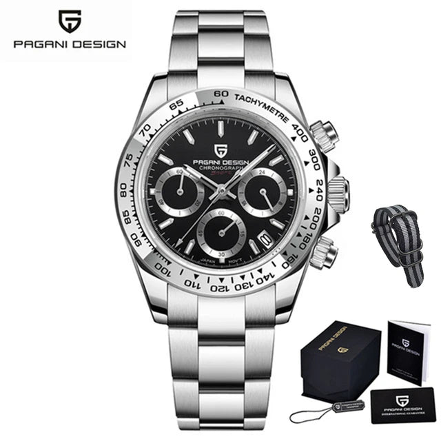 Pagani Design PD-1727 Men's Chronograph Watch | VK63 | Sapphire Crystal | 10ATM