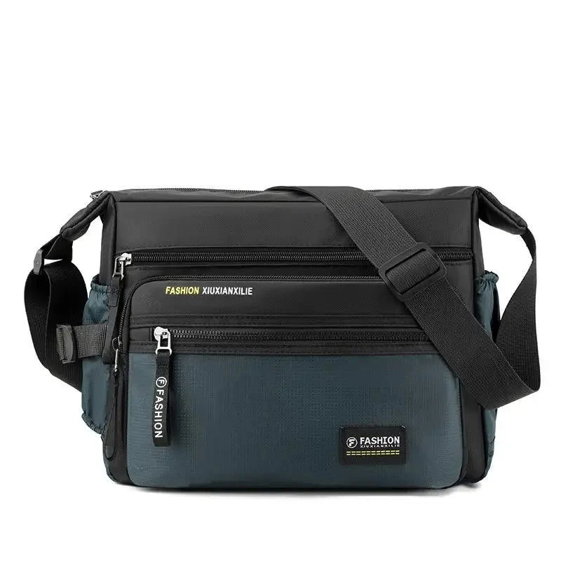 Men's Nylon Crossbody & Shoulder Bag – Casual Tote Messenger for Travel & Daily Use