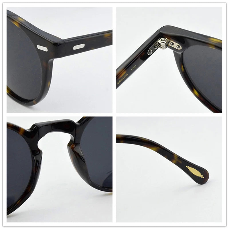 TAG Hezekiah 5186 Polarized Photochromic Round Sunglasses