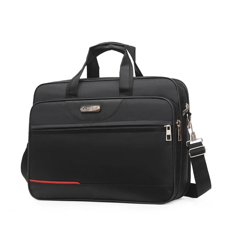 High-Capacity Business Briefcase - Laptop & Document Organizer Bag for Office & Weekend Travel (Durable Storage Solution)