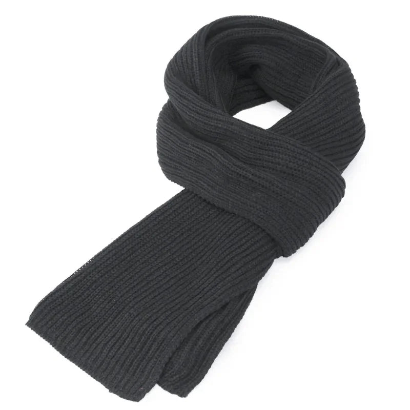 Men's Thick Wool Knit Scarf