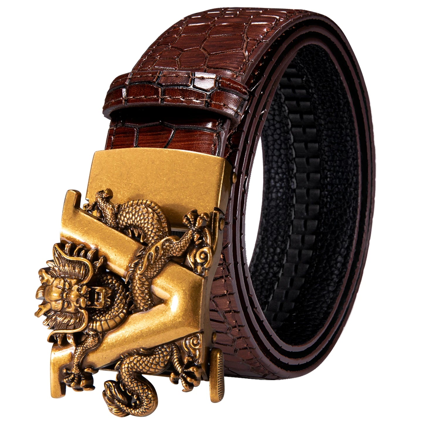 Men's Genuine Leather Ratchet Belt – Multi-Colour Collection