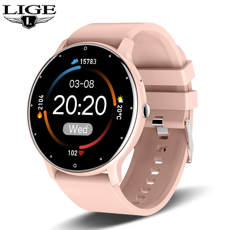 LIGE 0223 Round Smartwatch | Bluetooth Calling, Heart Rate & Fitness Tracker