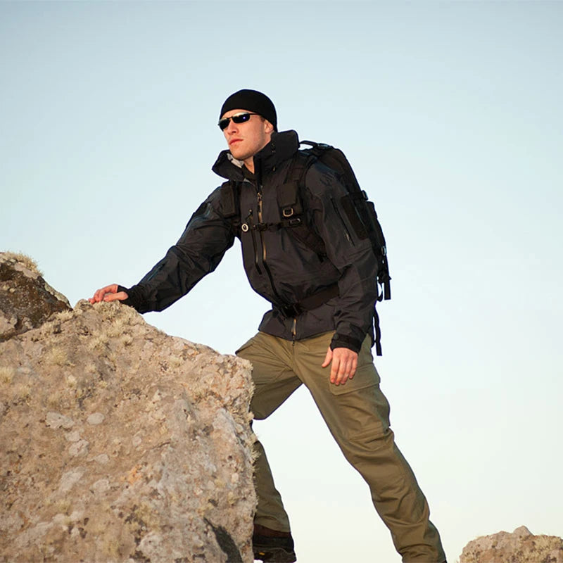 Men's Polar Fleece Beanie – Windproof Winter Hat