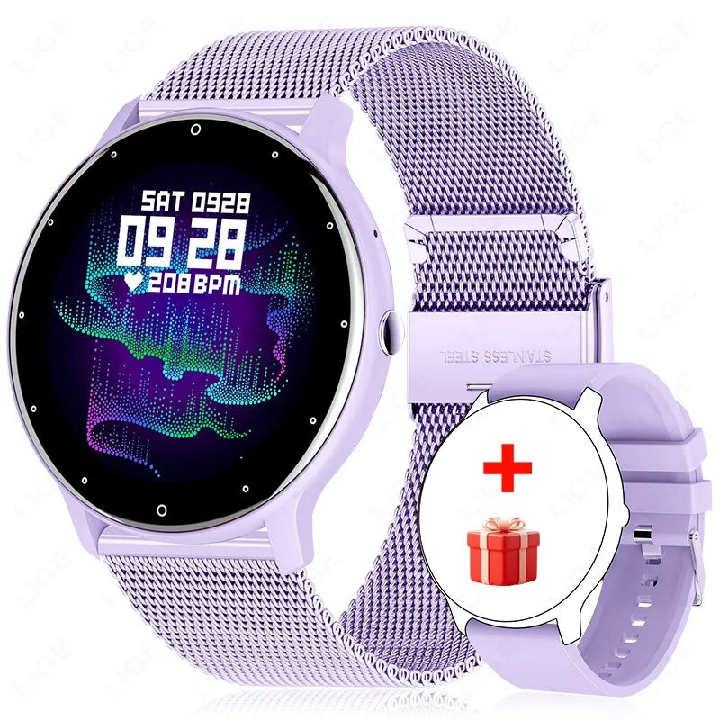LIGE 0223 Round Smartwatch | Bluetooth Calling, Heart Rate & Fitness Tracker
