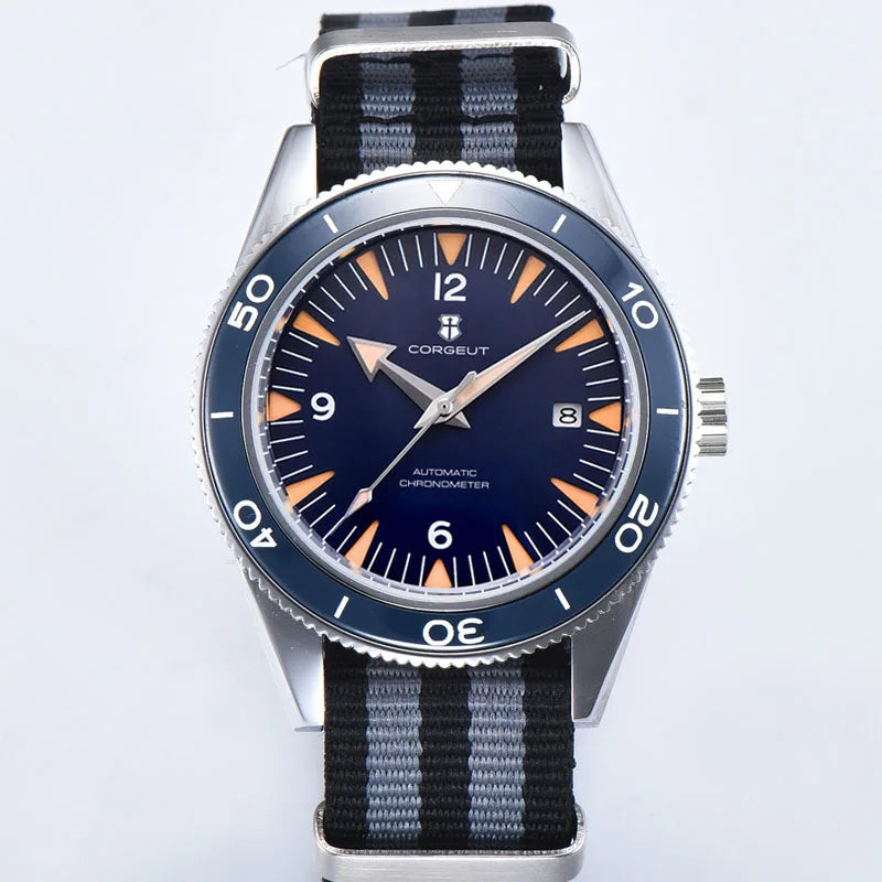 CORGEUT 2013 Automatic Dive Watch – Ceramic Bezel, Sapphire Crystal, NH35 or Miyota, 100m Water Resistant