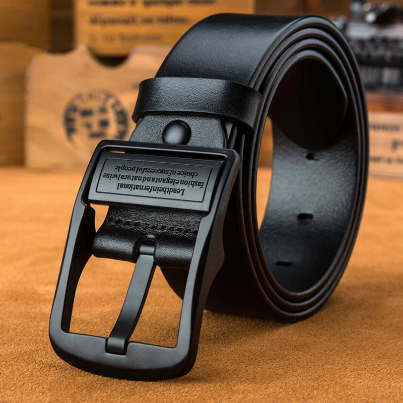 Men's Pin Buckle Belt – Light Luxury Casual Style