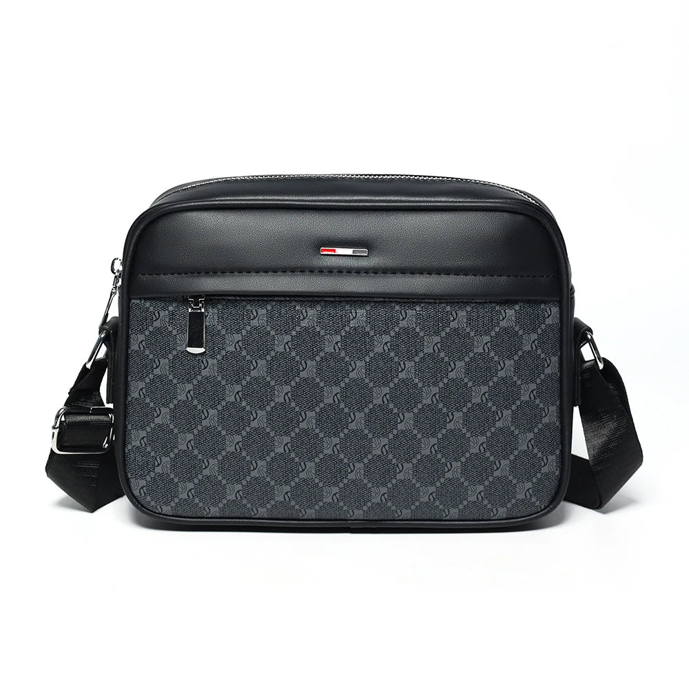 Men's PU Leather Crossbody & Messenger Bag – Casual Sling & Shoulder Bag