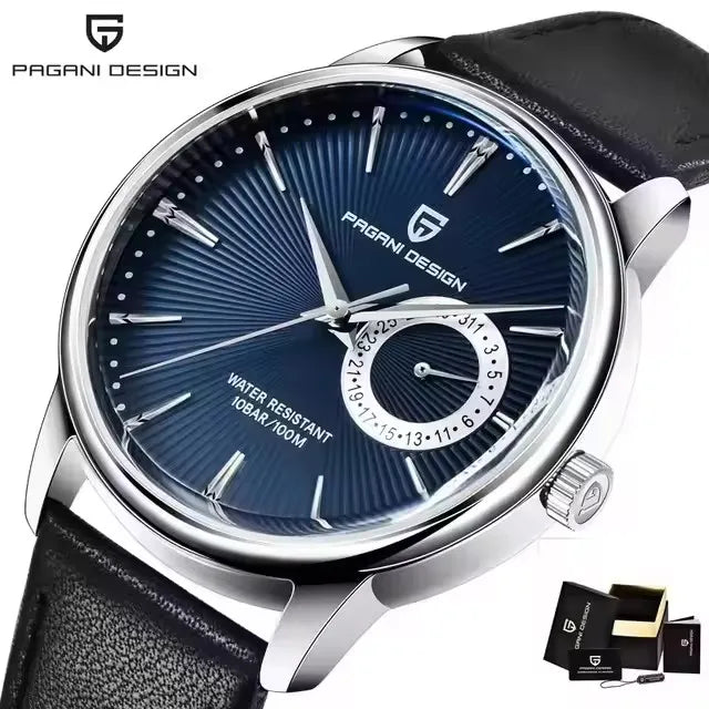 Pagani Design PD-1654 Men's Quartz Watch | Leather Strap | Japanese Movement