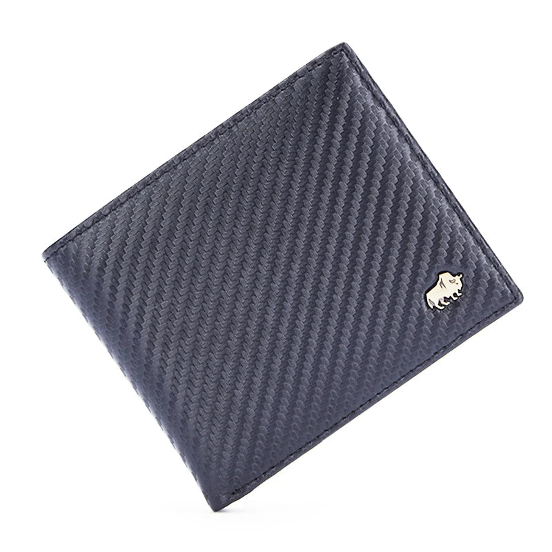 BISON DENIM Carbon Fibre Bifold Wallet