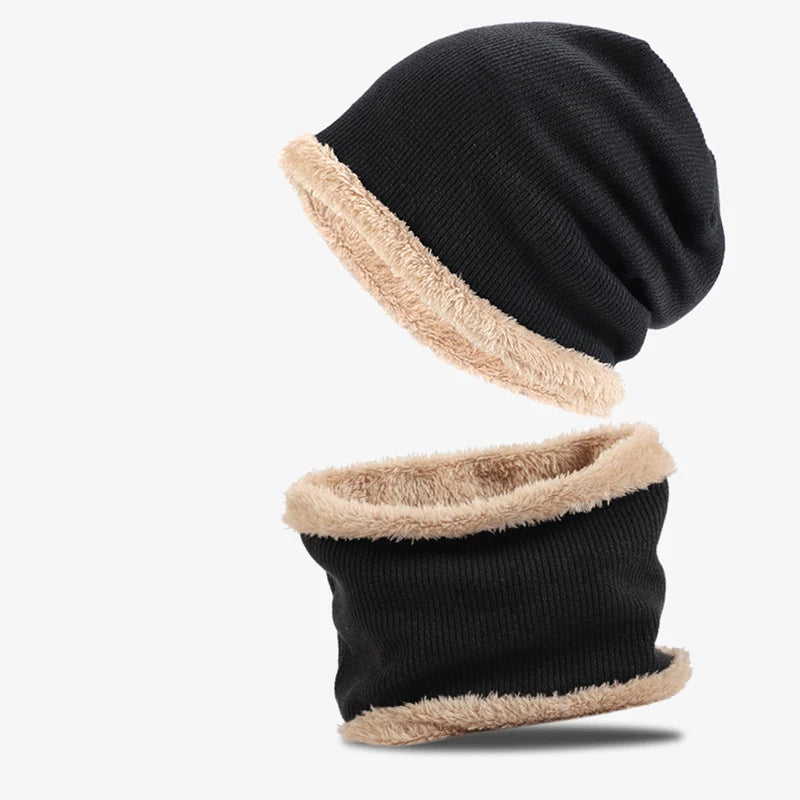 Knit Beanie & Scarf Set – Warm Winter Accessory Set | Unisex