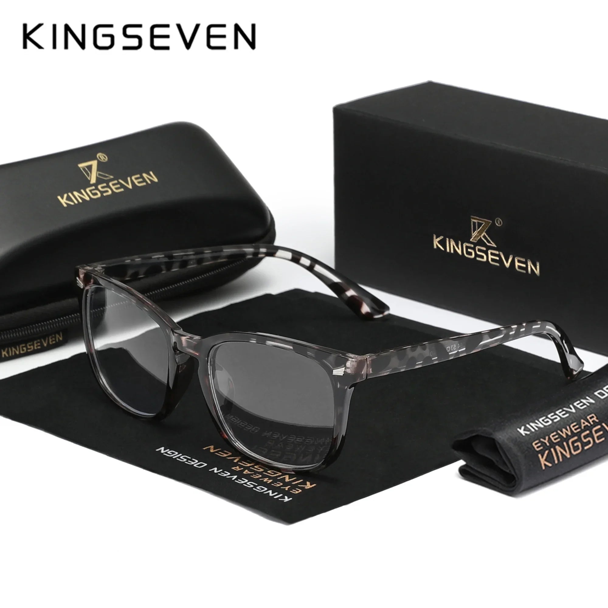 KINGSEVEN Anti-Blue Light Glasses Clear lenses For Women Men Computer Protection Eyewear Students Study Eyeglasses