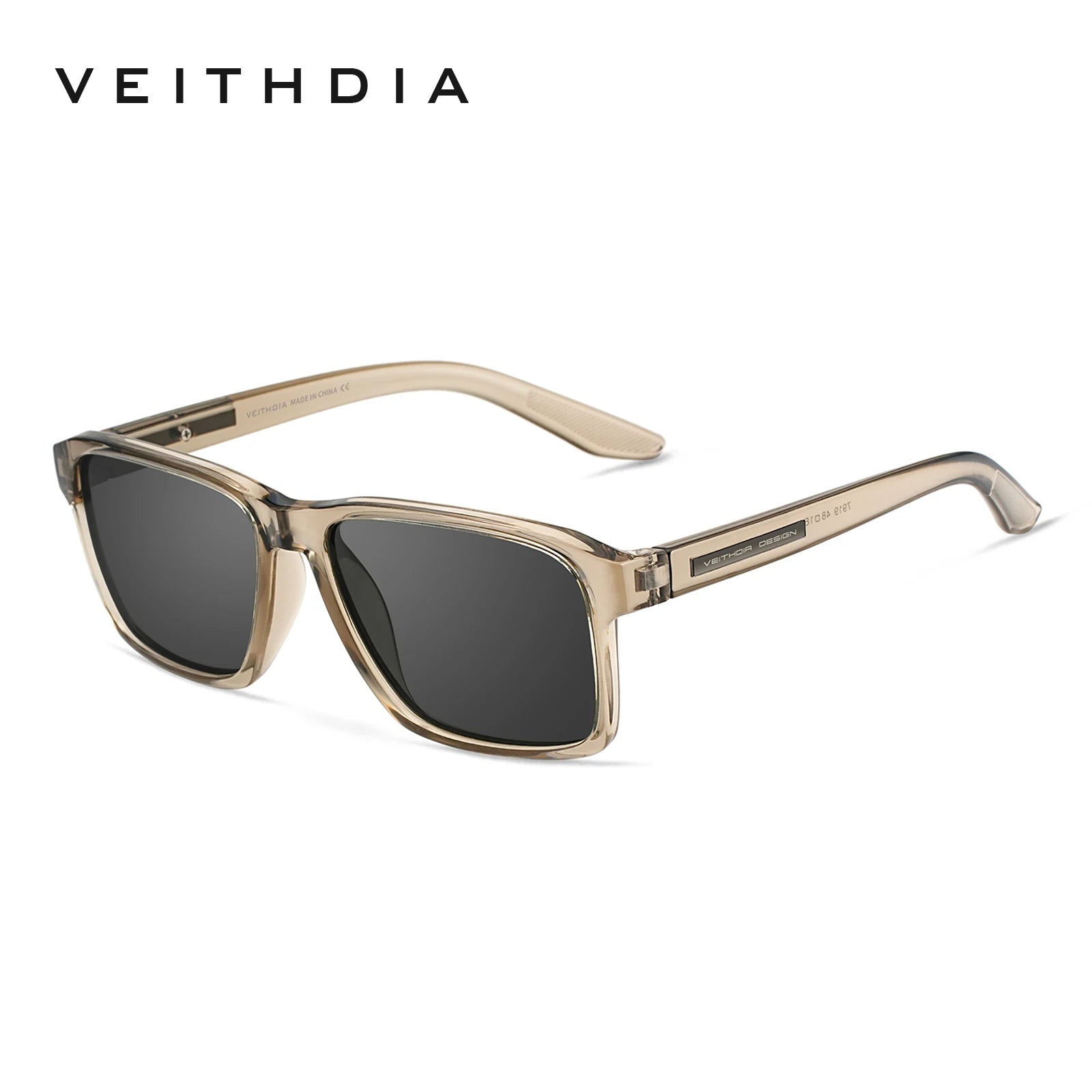 VEITHDIA Square Polarized Sunglasses | Mirror & Gradient Lenses | UV400
