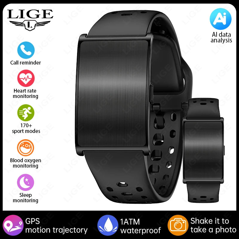 LIGE BWH59MAX Smart Fitness Tracker | Heart Rate, Blood Oxygen & Sleep Monitor
