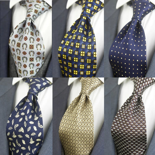 100% Silk Men's Printed Necktie – Vintage & Novelty Collection