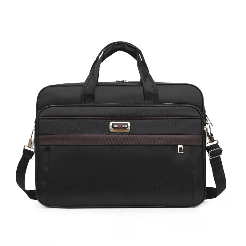 Large Capacity Waterproof Oxford Cloth Shoulder Bag for Men And Women Business Travel Apple Computer Bag Vintage Style