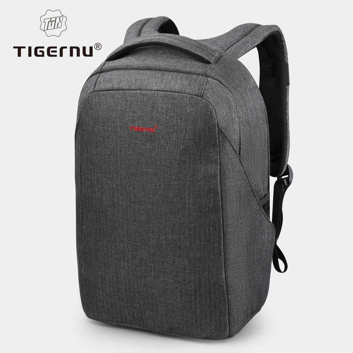 Tigernu Anti-Theft Backpack – 15.6" Laptop, USB Charging Port, Waterproof Oxford