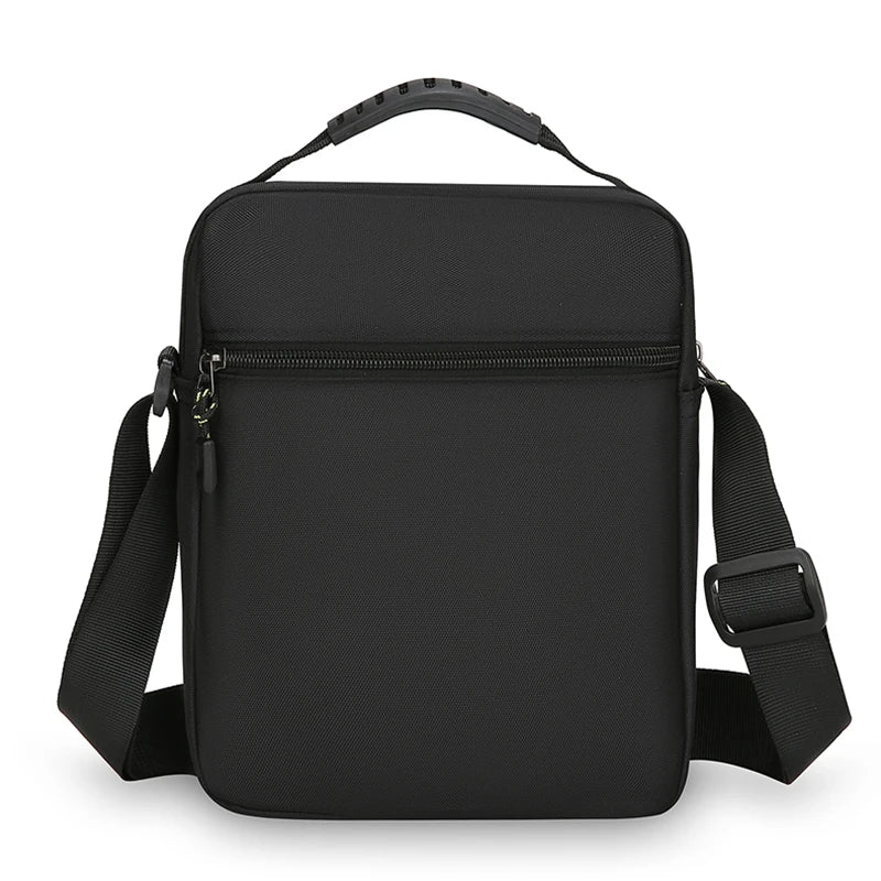 Men's Nylon Multi-Pocket Crossbody Bag – Large Capacity Shoulder Bag for Business & Daily Use