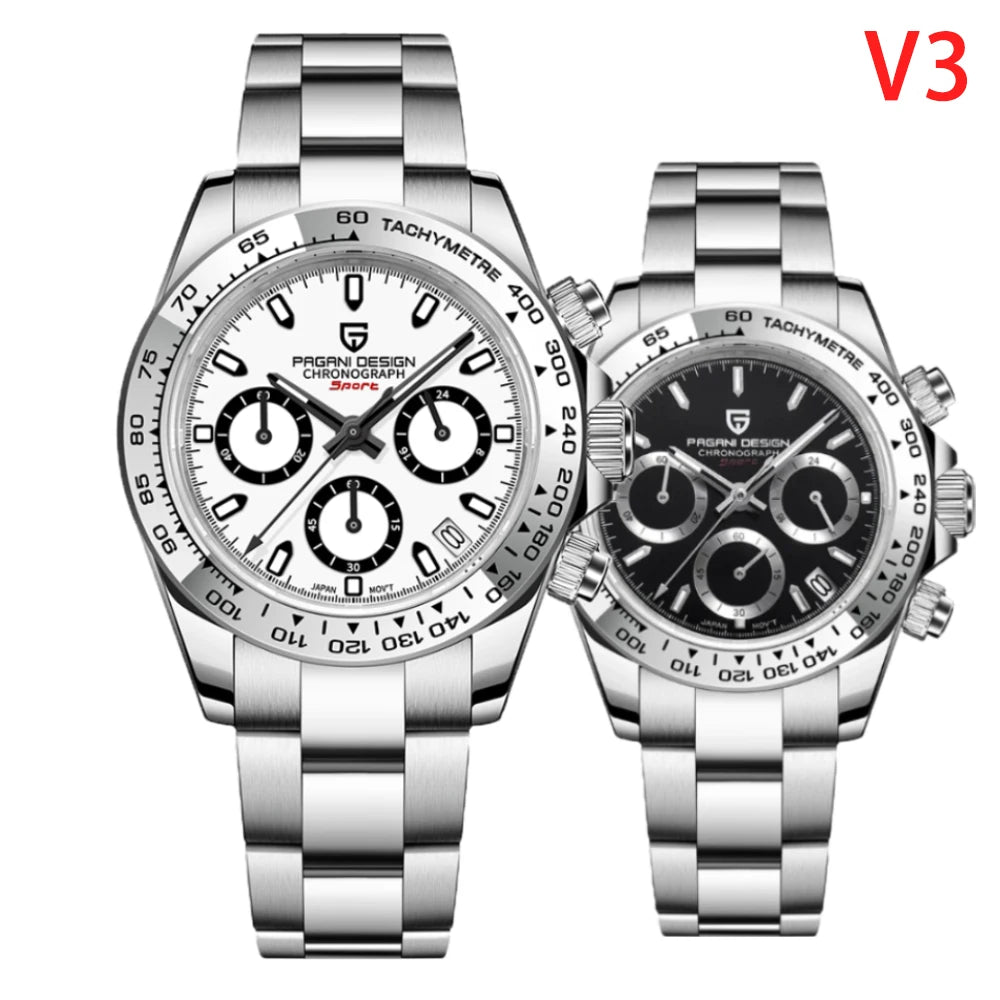 Pagani Design PD-1727 Men's Chronograph Watch | VK63 | Sapphire Crystal | 10ATM