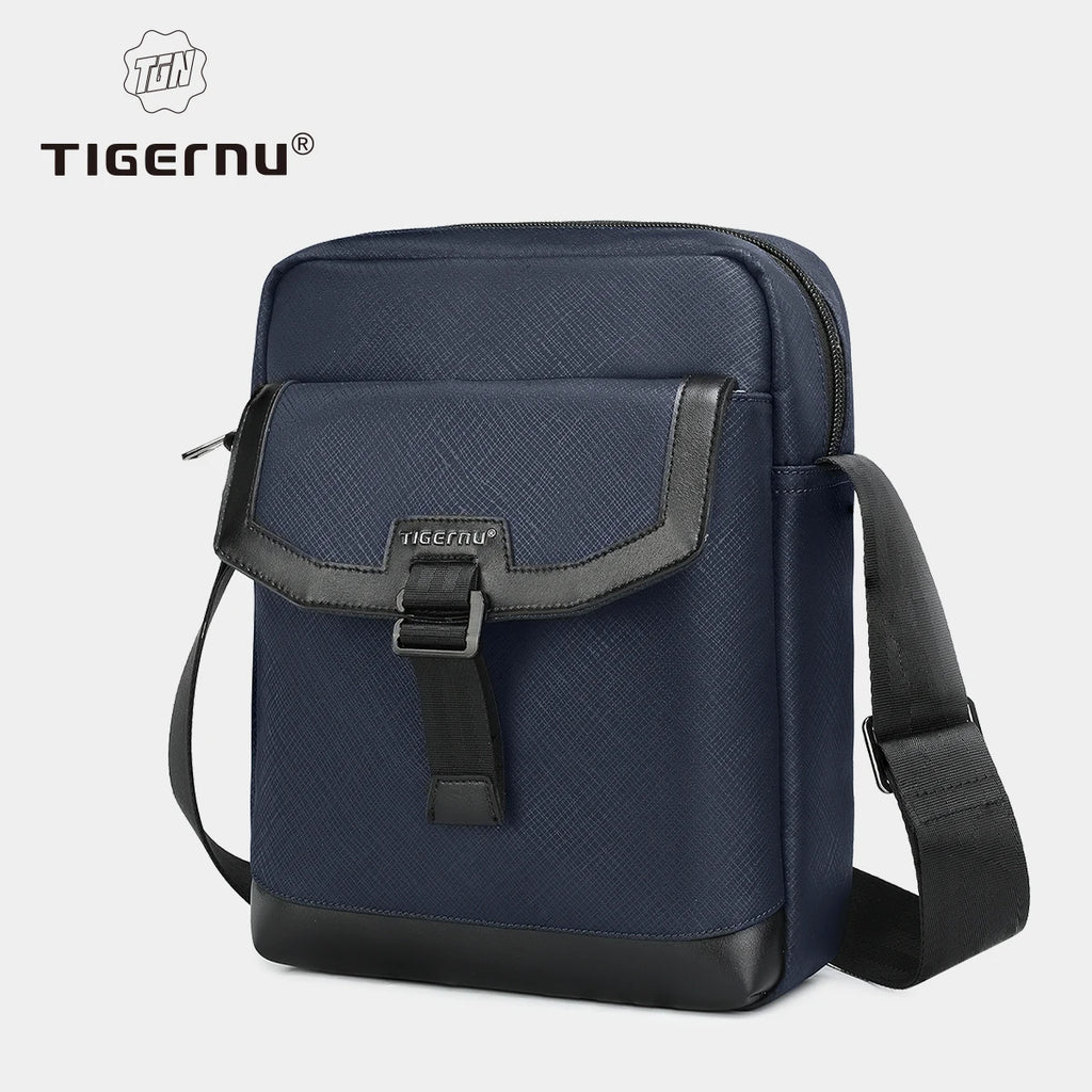 Tigernu Elite Series Mini Shoulder Bag – Anti-Wrinkle Oxford, Flap, 10.2" iPad