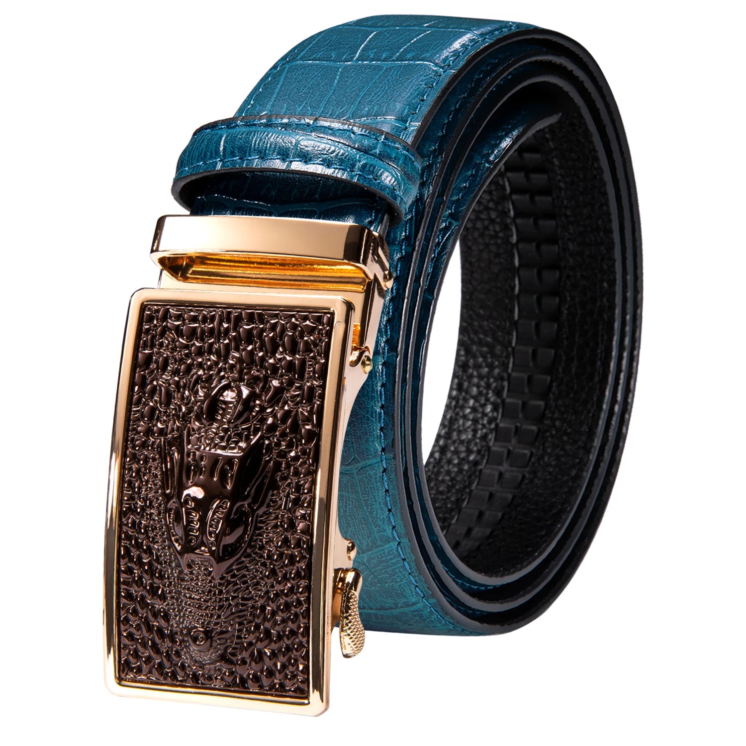 Men's Genuine Leather Ratchet Belt – Multi-Colour Collection
