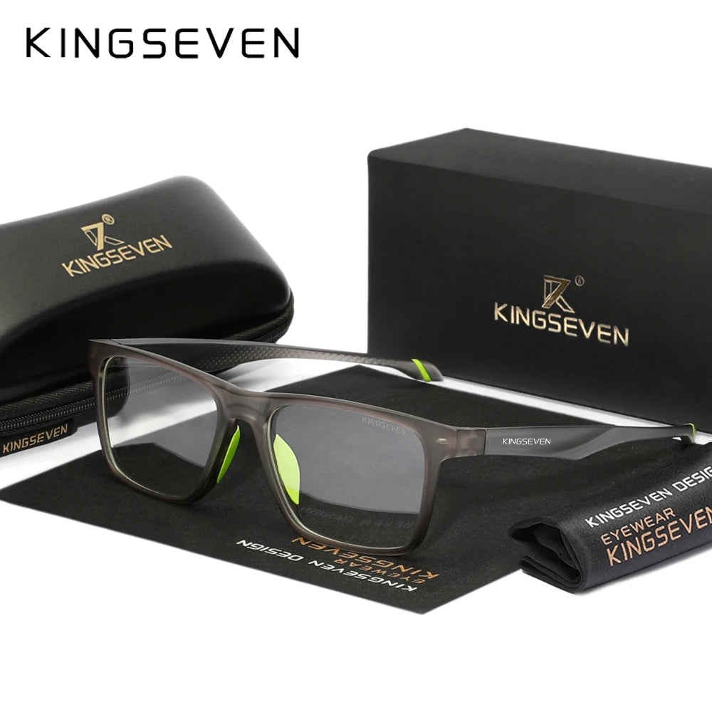 KINGSEVEN Casual Blue Light Glasses – Rectangle Frame