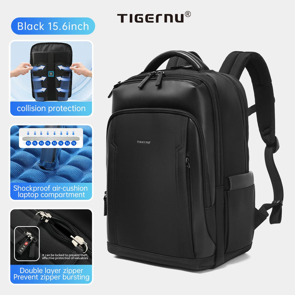 Tigernu Classic Travel Backpack – Two Sizes, Adjustable Laptop Compartment, 25–32L