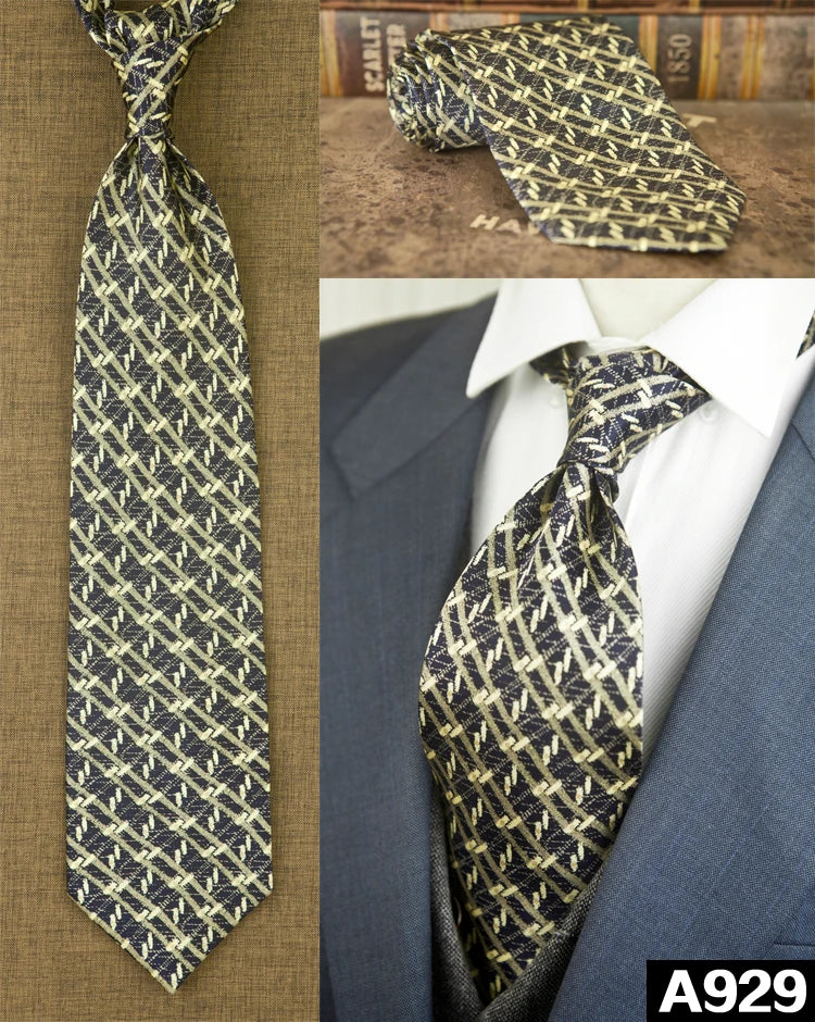 100% Silk Men's Printed Necktie – Vintage & Novelty Collection