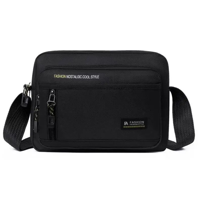 Men's Large Capacity Crossbody Bag – Multi-Pocket Shoulder Bag for Work & Travel