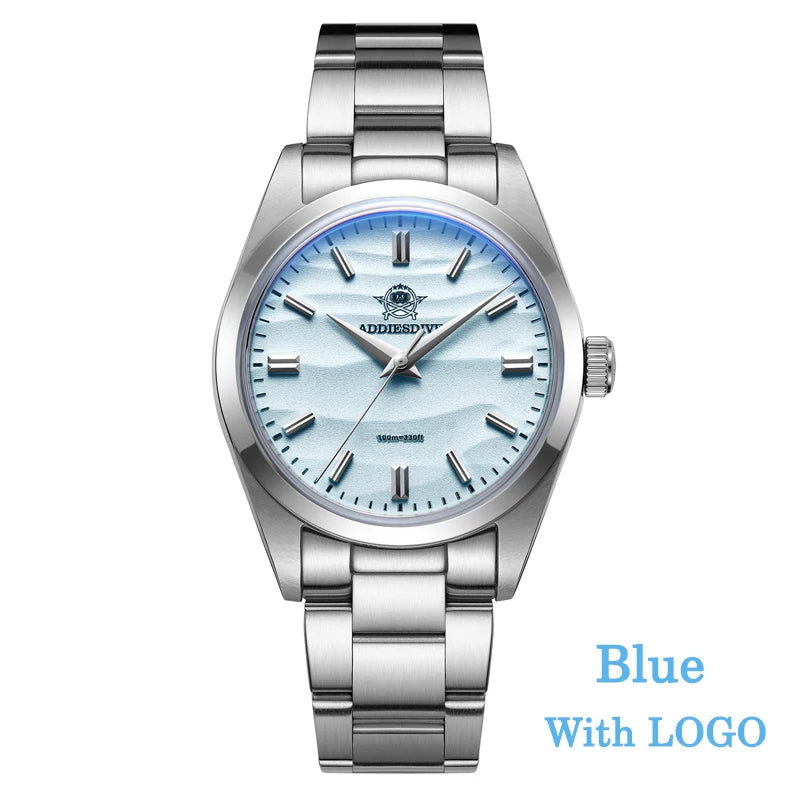 ADDIESDIVE AD2030 Quartz Dive Watch – VH31, Bubble Glass, 36mm, 100m Water Resistant