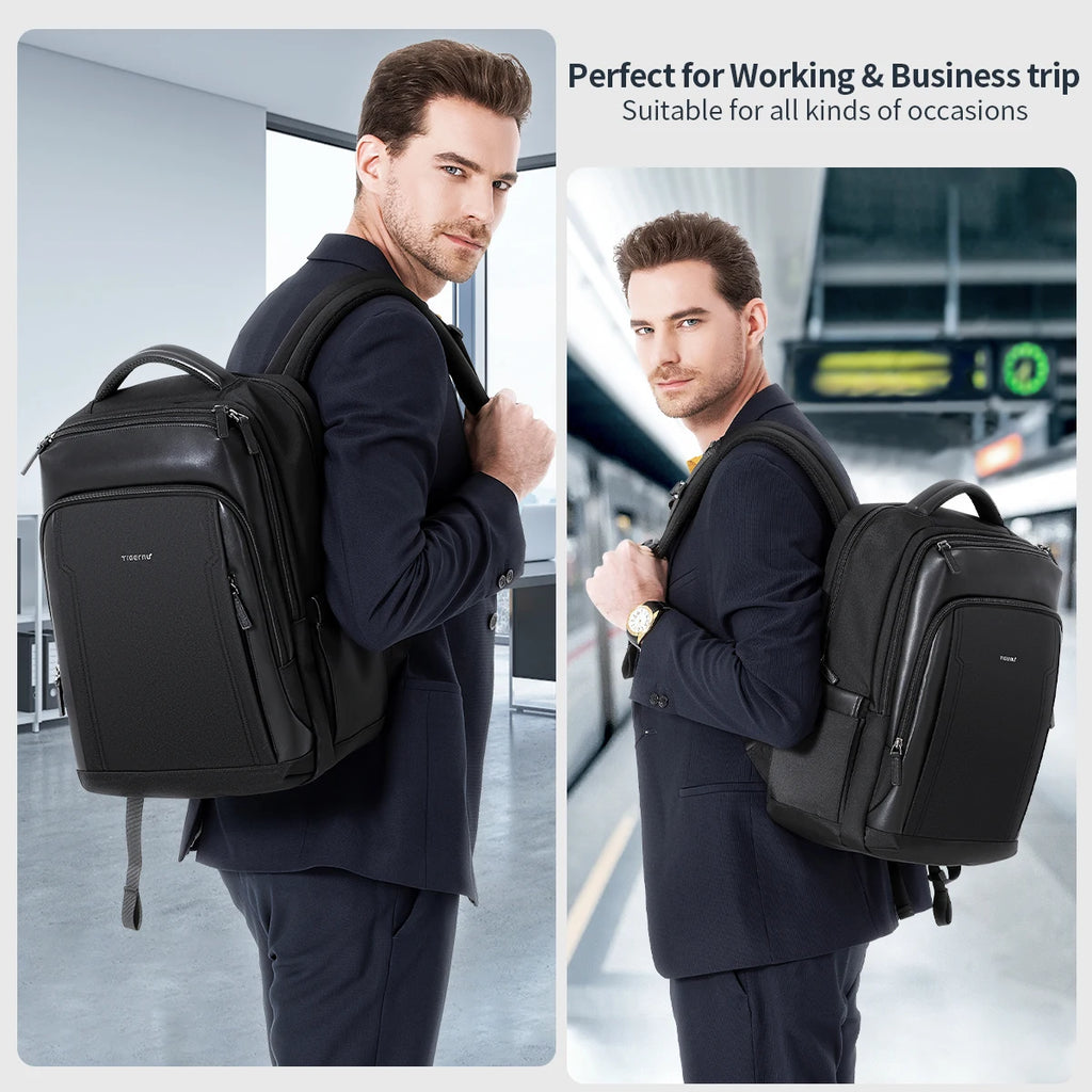 Tigernu Classic Travel Backpack – Two Sizes, Adjustable Laptop Compartment, 25–32L