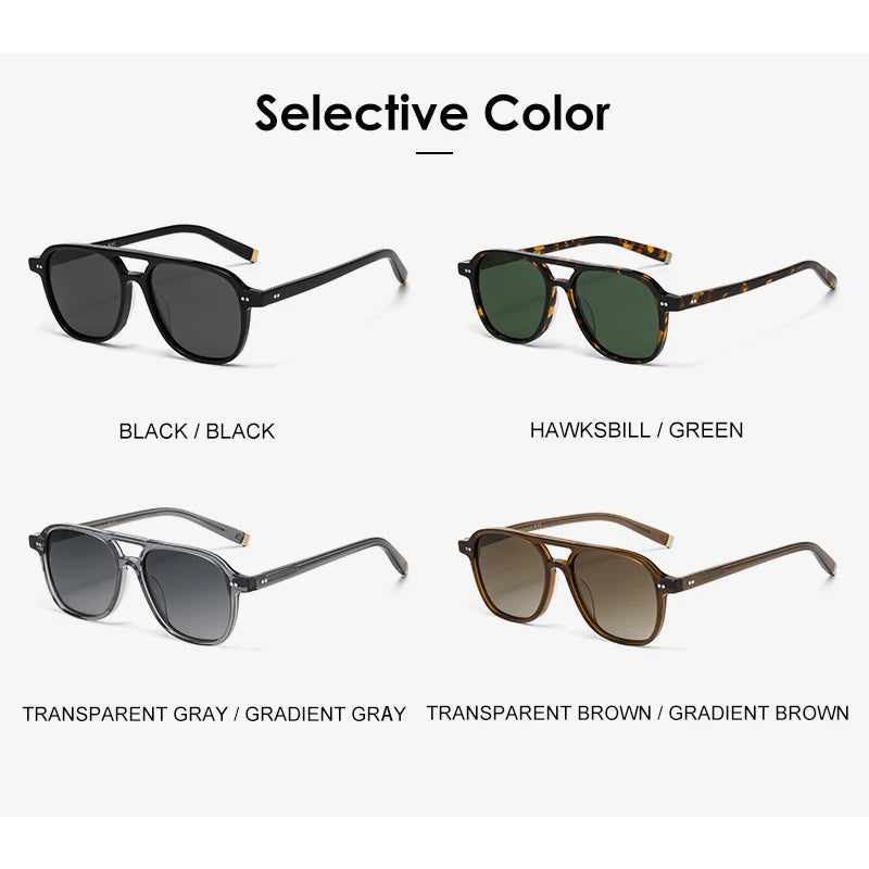 ROGBAE Bjorn Oval Acetate Sunglasses — Photochromic