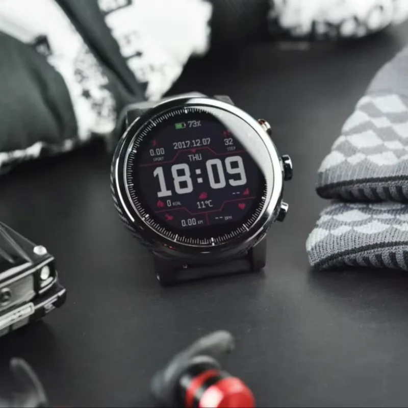 Amazfit Stratos Smart Fitness Sport Watch for Android IPhone 5ATM Waterproof Bluetooth Music Built In GPS Call Reminder Display