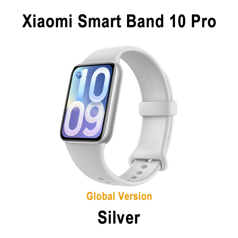 Xiaomi Smart Band 10 Pro — 1.74" AMOLED, 21-Day Battery, Built-in GPS, Global Version