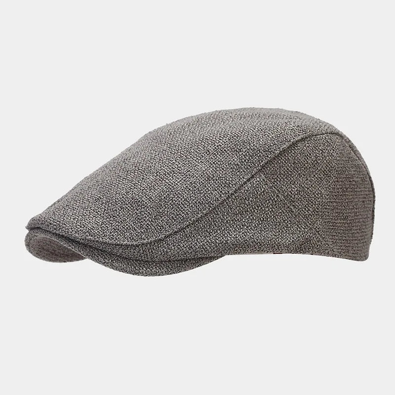 Unisex Vintage Beret – Japanese Painter Flat Cap with Short Brim